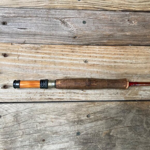 Vintage Heddon No. 14 Bamboo Fly Rod 9' w/ Soft & Hard Case Fishing - Picture 3 of 6